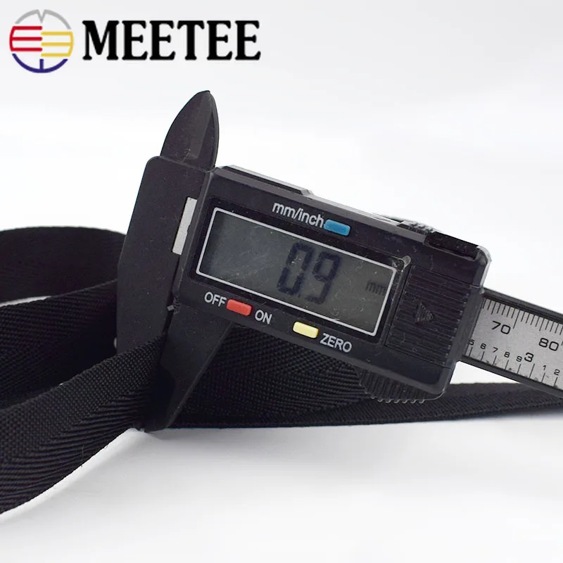 18M 0.9mm Thick Black Polypropylene PP Webbing Ribbon Band Strap Tape For Backpack Knapsack Belt DIY Garments Sewing Accessories|Тесьма| |