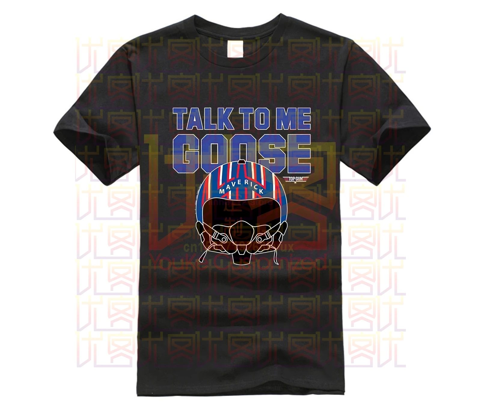 Футболка с длинным рукавом для шлема гусиным мавером | Мужская одежда