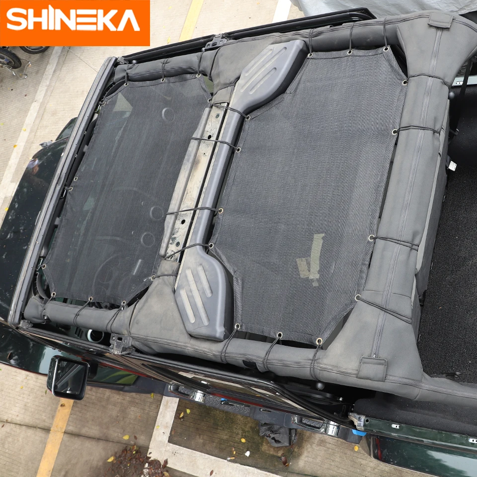 SHINEKA автомобиля покрытие для крыши Солнцезащитный сетки верхняя крышка с защитой