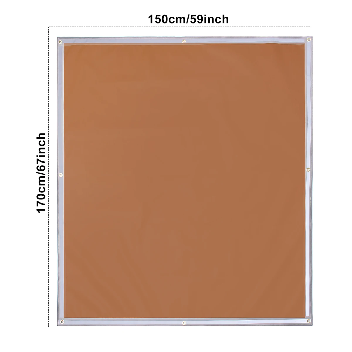 

150x170cm Fireproof Cloth Polycarbafil Heat Insulation Mat For Barbecue Camping Equipment Outdoor Picnic