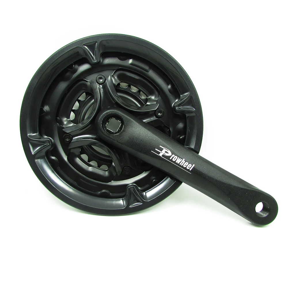 PROWHEEL 7/8/9 Скорость MTB велосипед для горного велосипеда набор 24/34/42T 170mm Полые зубчатая пластина велосипед кривошипно MTB велосипеда диаметра окружности болтов(цепное колесо
