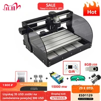wood milling machine 15w laser engraver with milling cutter for electric wood router laser cutting machine 2021 woodworking tool