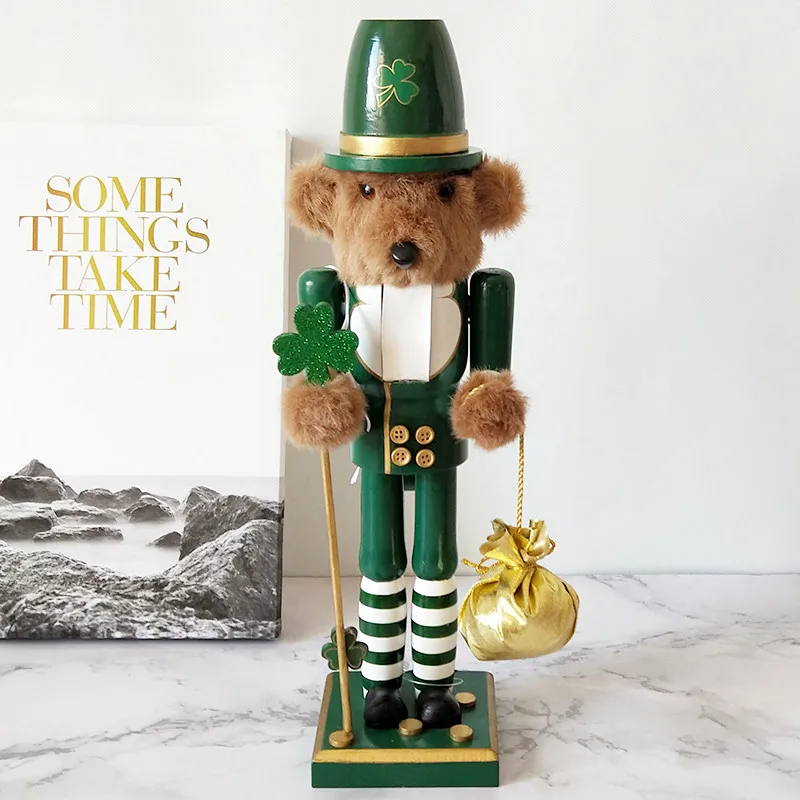 Милый медведь Санта-Клаус домашние украшения детская комната индивидуальные