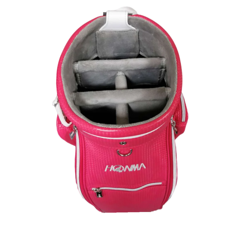 Женская гольф-сумка Women Ladies Premium PU Standard Red Light Waterproof 9.5 Inches HONMA Club On.