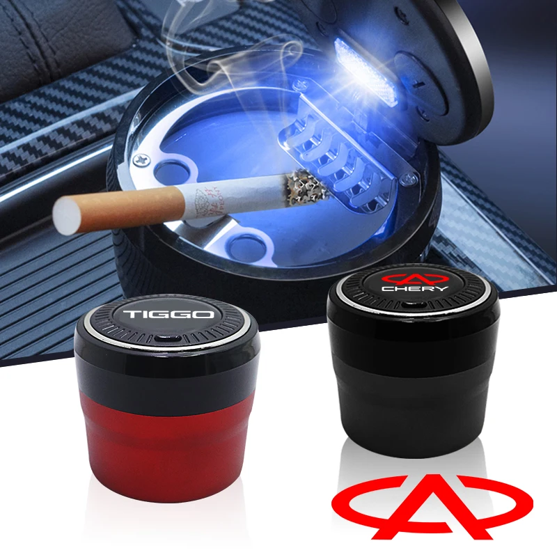 

Car Ashtray Cenicero Abs Push Button Switch for Chery Tiggo 2 3 4 5 6 7 7pro 8 Car Accessories