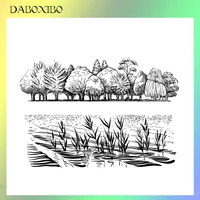 daboxibo afternoon farmland clear stamps for diy scrapbookingcard makingphoto album silicone decorative crafts13x13