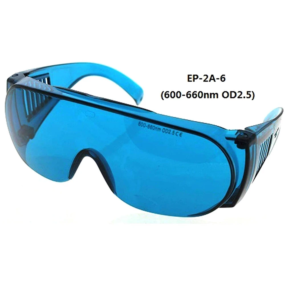 

OD2.5 CE 600nm-660nm LED 650nm Red Laser Protective Goggles Safety Glasses
