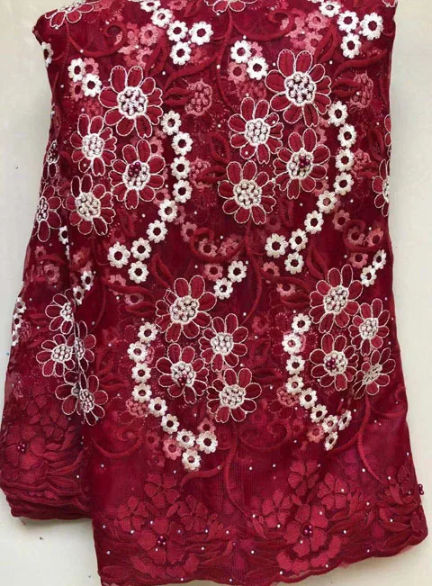 Бесплатная доставка хит продаж нигерийские тюлевые кружева/Последние