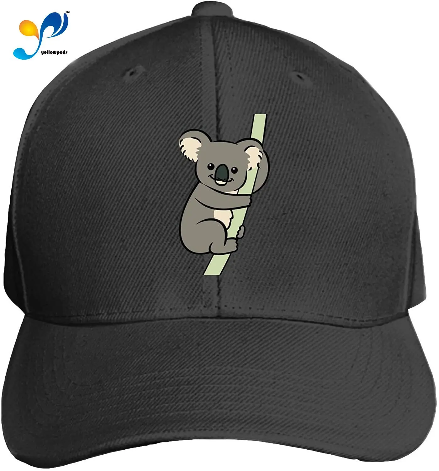 

Peaked Hat Baby Koala Adjustable Sandwich Baseball Cap Cotton Snapback
