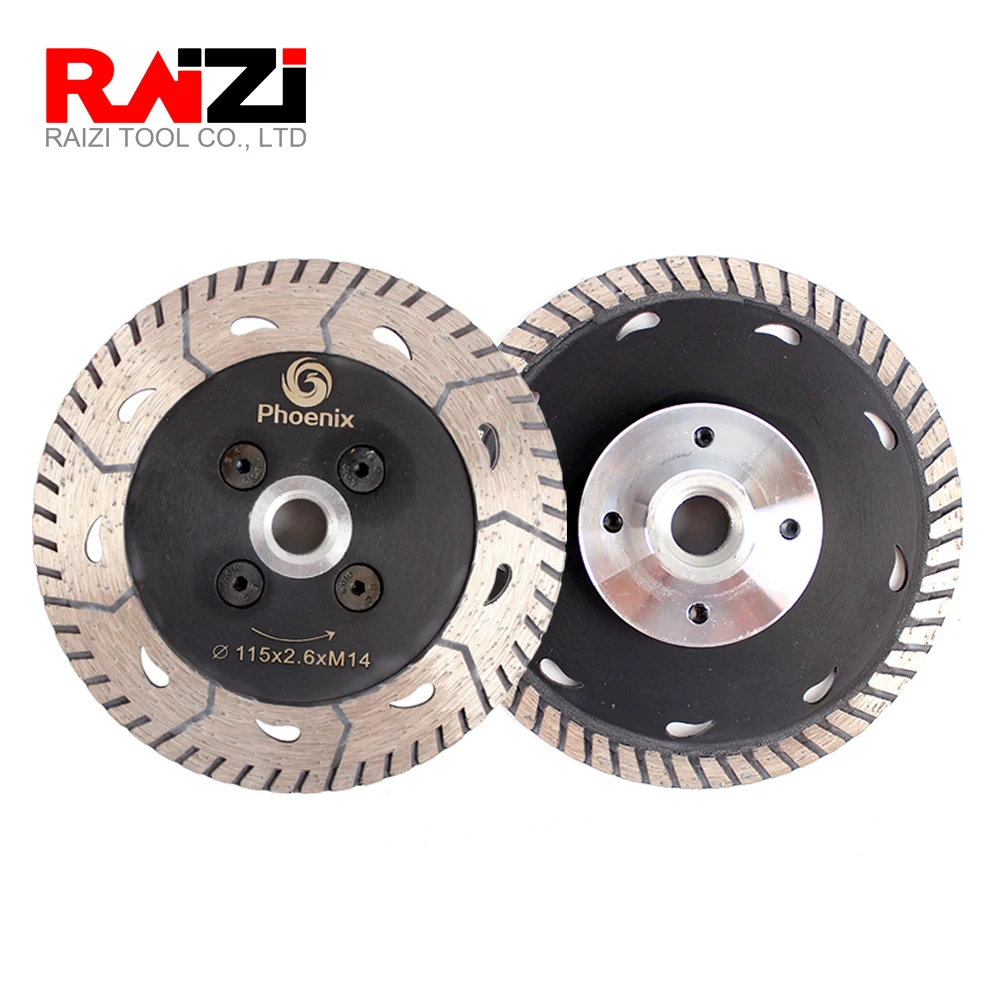 Raizi 2 ПК алмазный шлифовальный режущий диск для Гранит Мрамор бетона 75/115/125 мм M14