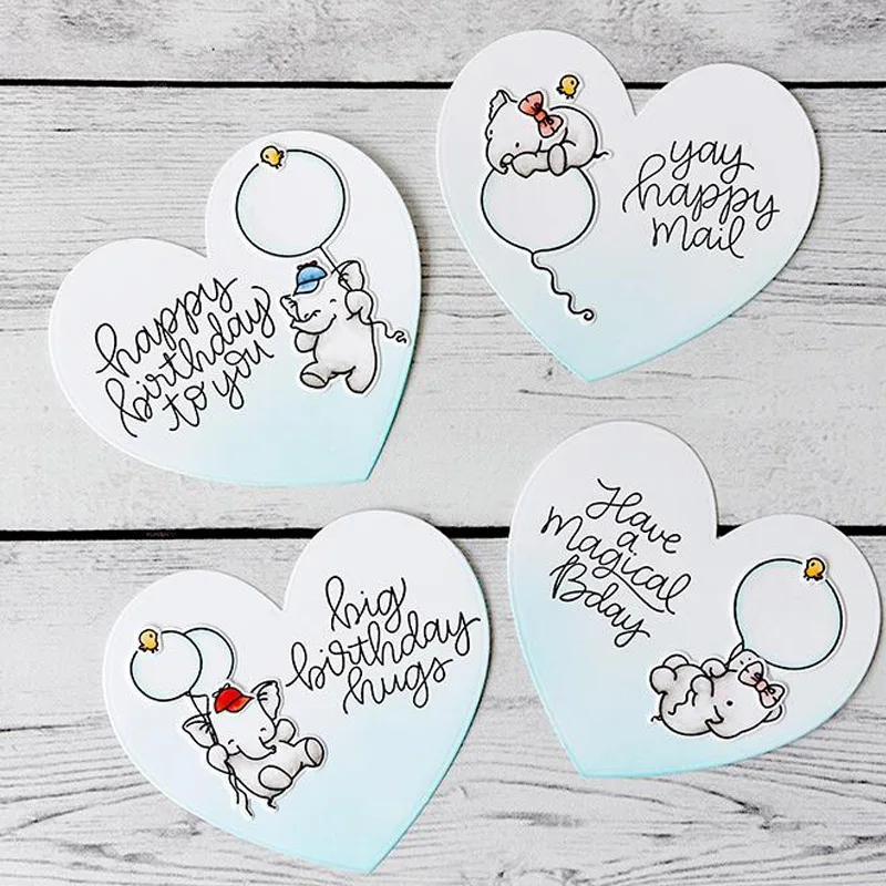 105-130 прозрачные штампы для маленьких девочек и мальчиков милые свинки кролик