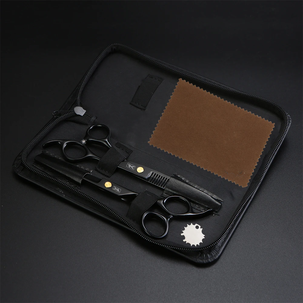 6 дюймов Япония 440C Профессиональные Парикмахерские ножницы набор &quotРезка