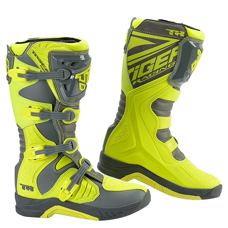 Ботинки мужские и детские для мотокросса мотоботы езды на велосипеде обувь