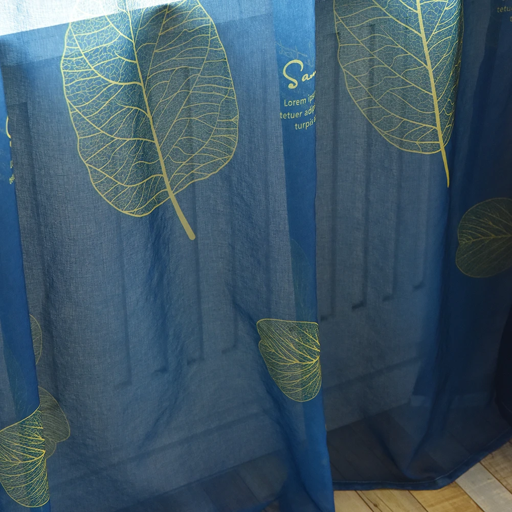 NAPEARL 1 шт. высокие затененные шторы для спальни украшение окон современные листья