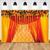 laeacco wedding stage curtain flower wall birthday custom photo photography background photographic backdrop for photo studio
