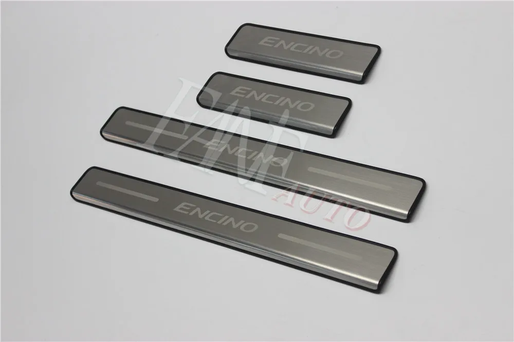 

Stainless Steel Door Sill Scuff Plate Guard Sills Protector Trim For Hyundai Encino Knoa 2017-2020