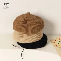 korean winter baby beret hat autumn solid bump stripes childrens knitted berets hats for boys girls caps warm toddler knit cap