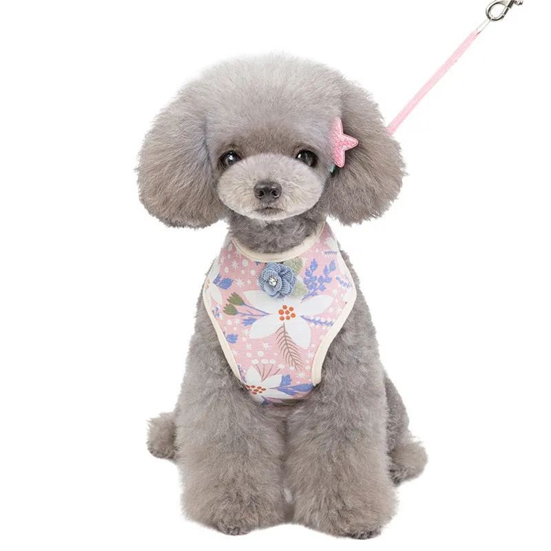 Новый элегантный регулируемый нагрудный ремень с цветочным принтом и пятью