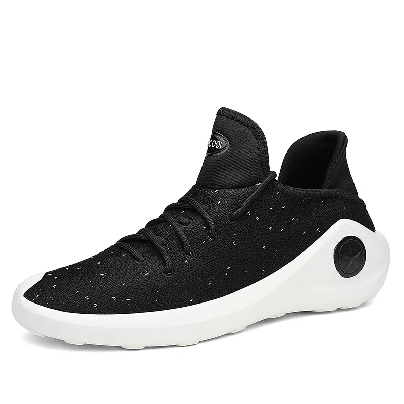 Мужские кроссовки дышащие из искусственной кожи Летние кожаные Повседневные