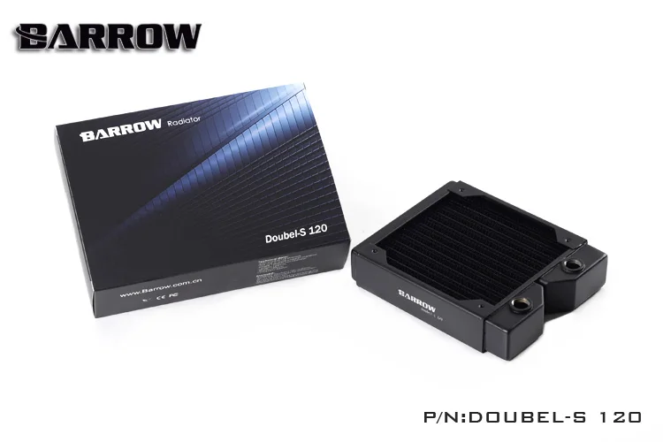 Barrow Doubel S 120 радиатор с двойным валом мм толщина 34 медный водяной охладитель