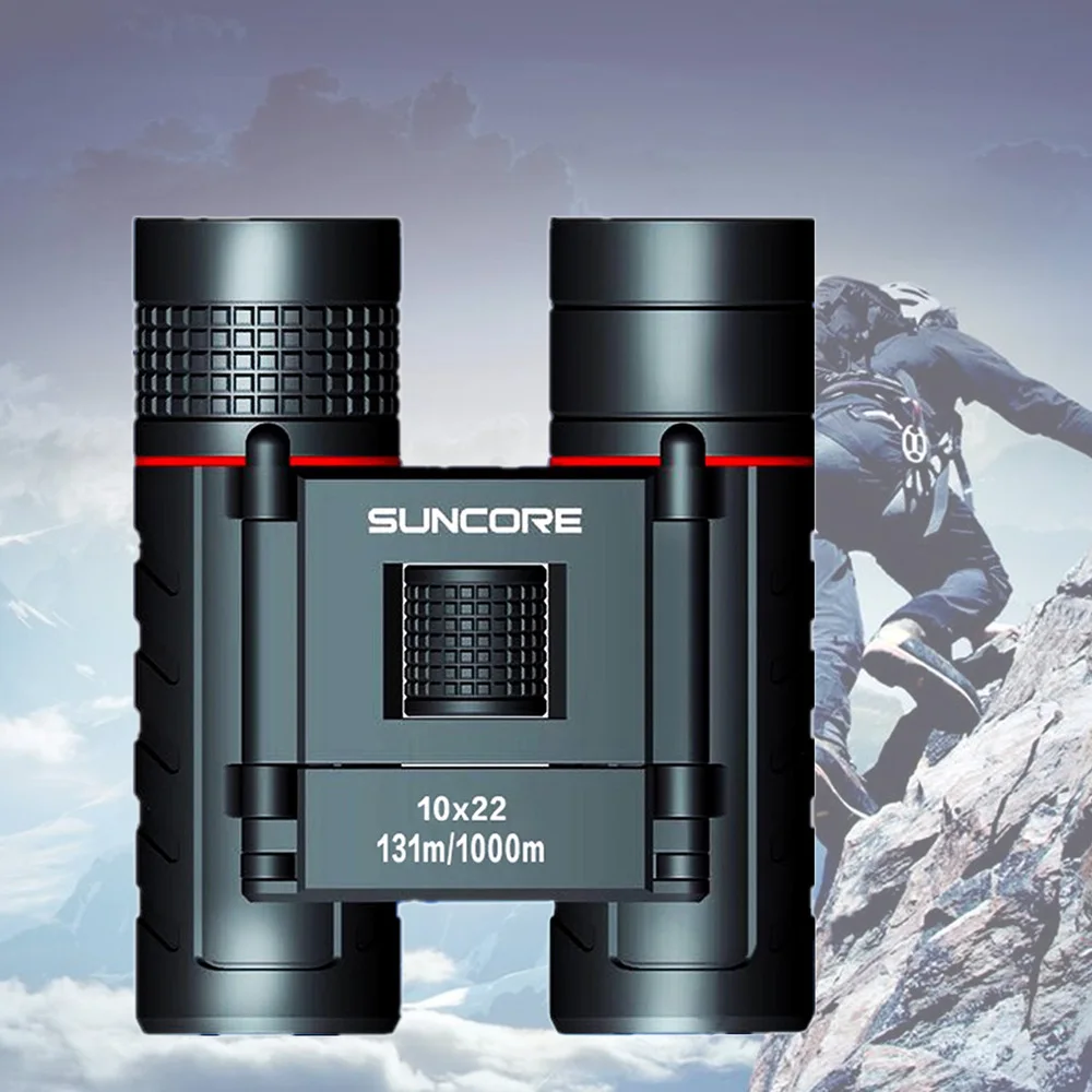 

High Definition Binoculars Folding Low-Light-Level Night Vision Telescope for Hiking Travel (Black)