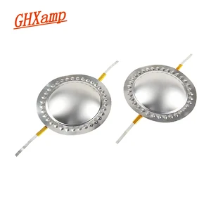 Высокочастотные динамики GHXAMP 44,4 мм, мембрана мембраны Hore, титановая пленка 44 (44,5), аксессуары для ремонта ВЧ динамиков 2 шт.