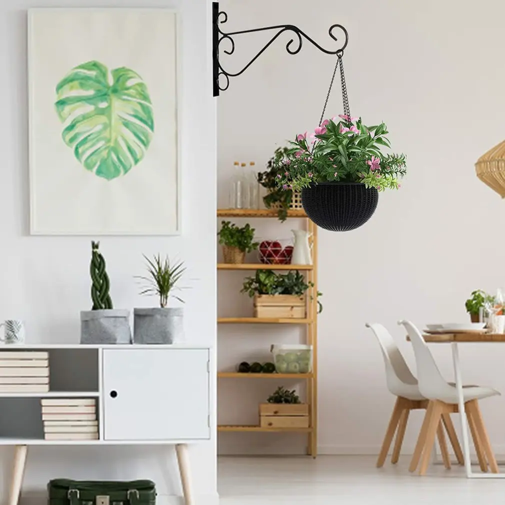 Кованые железные художественные крючки Подвесная подставка для растений крючок