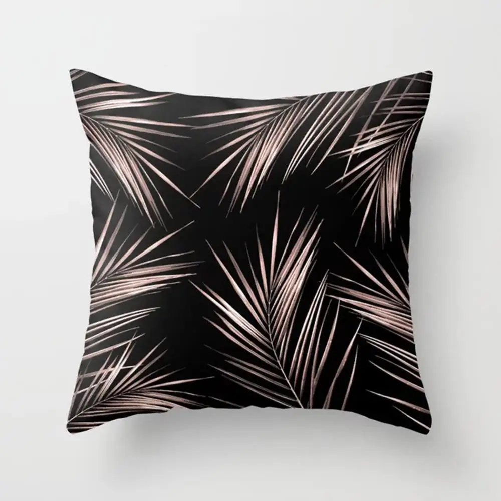 

New Fashion Decorative Pillowcase Black/White Geometric Throw Cover Pillow Case Cushion For Living Room Square Home Decor