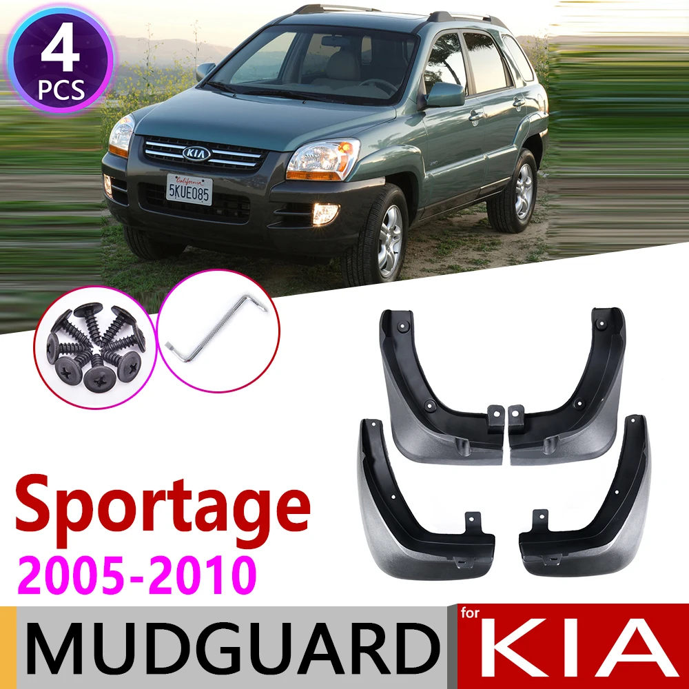 Спереди и сзади для KIA Sportage KM 2005 2006 2007 2008 2009 2010 Брызговики автомобильные крыло