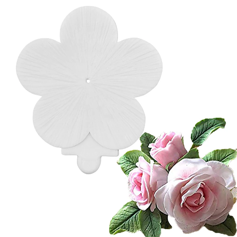 

Petal Shape Silicone Mold Sugarpaste Icing Mold Cake Decorating Tool Household Sugarcraft Candies Baking Tools
