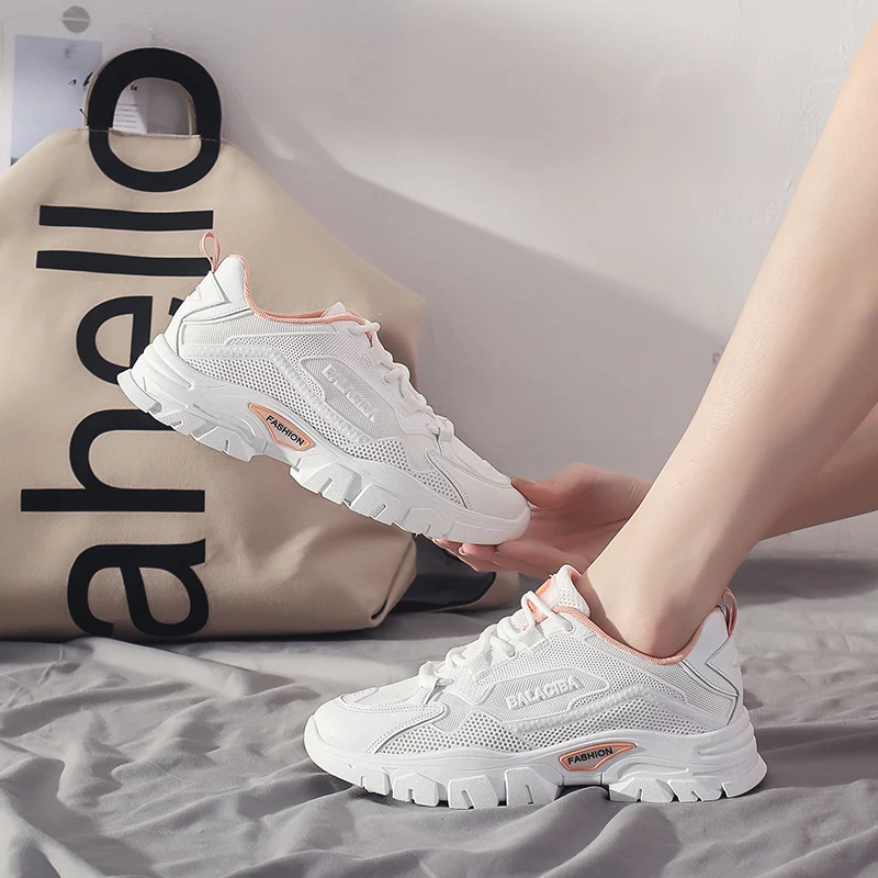 Женская обувь Модные кроссовки Удобная женская на шнуровке Вулканизированная
