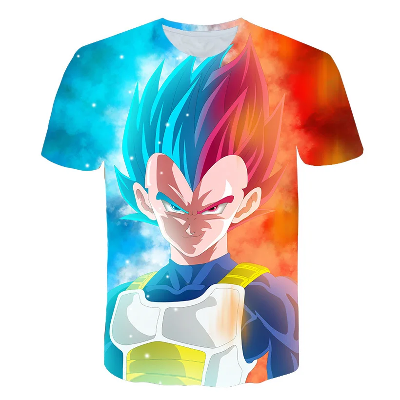 

Children's T-Shirt 3D Print Anime Goku Boys Summer Thin and Light Football Tees Girls Cute O-Neck Casual Clothing Baby T Shirts