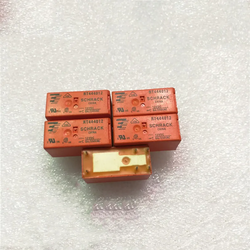 10 шт./лот 100% оригинальное новое реле RT444012 12VDC RT444024 24VDC 12V 24V 8A/250VAC 6PIN