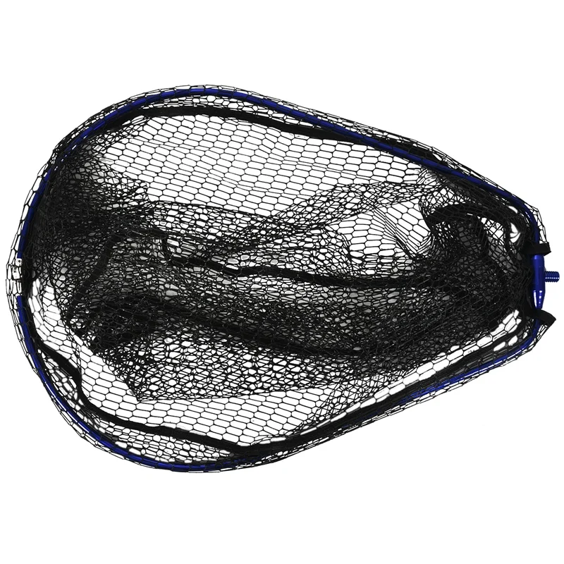 

Foldable Carp Fishing Large Size Soft Mesh Fishing Landing Net Head Integrated Folding Net Frame Copy Net Fishing Net Ring