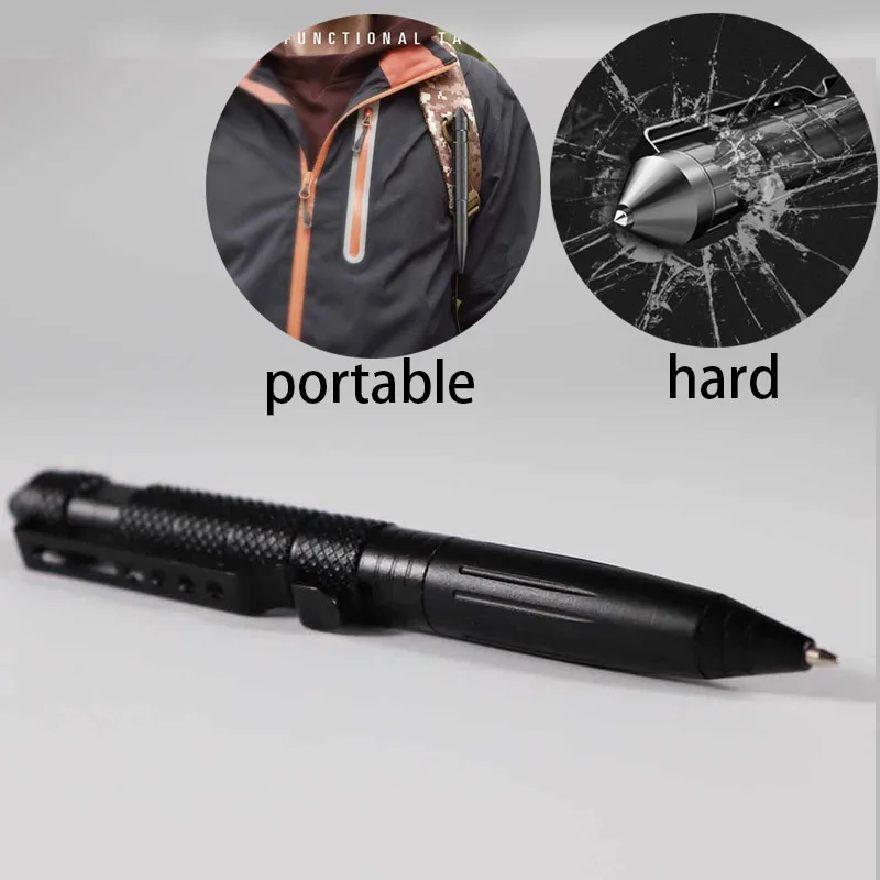 Military Tactical Pen Multifunction Self Defense Aluminum Alloy Emergency Glass Breaker Pen Outdoor Edc Security Survival Tool military tactical pen multifunction self defense aluminum alloy emergency glass breaker pen outdoor security survival tool