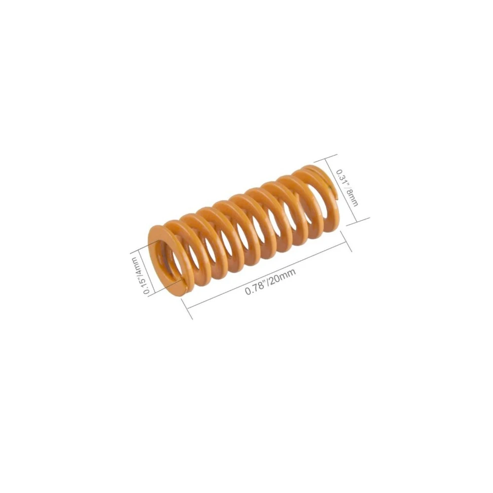 4pcs 8*20MM Leveling Springs for Ender 2/3/Pro 5, Creality CR-10S PRO Hot Bed - 3D Printer Parts and Accessories image 5