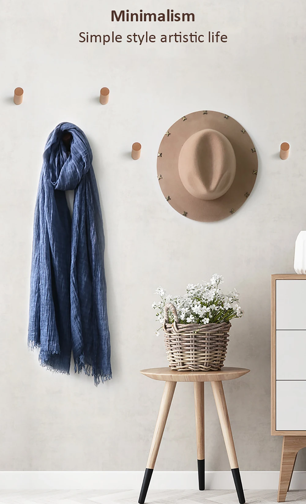 Дверное пальто шапка шарф домашний декоративный ключ сумочка для хранения