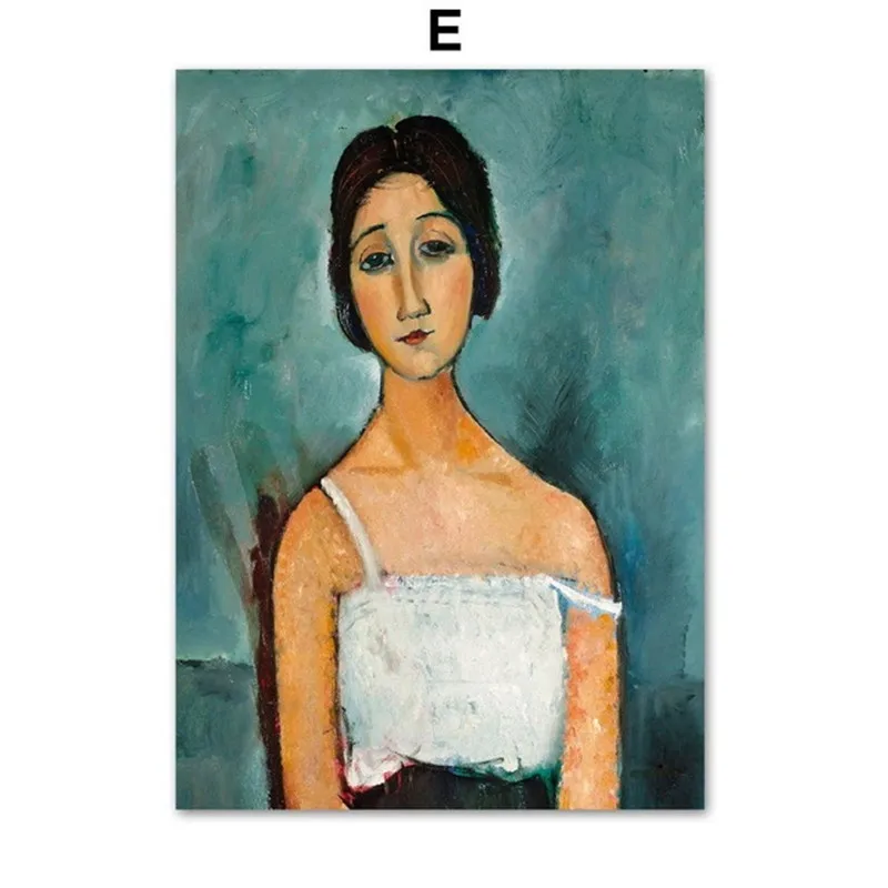 

Картина Амедео Модильяни, абстрактный постер на холсте