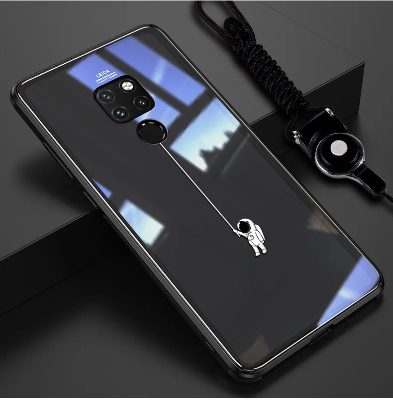Чехол Vpower для huawei mate 20 Pro, прозрачный, закаленное стекло mate 20 mate 20 Pro, чехол, гладкая защитная крышка, оболочка