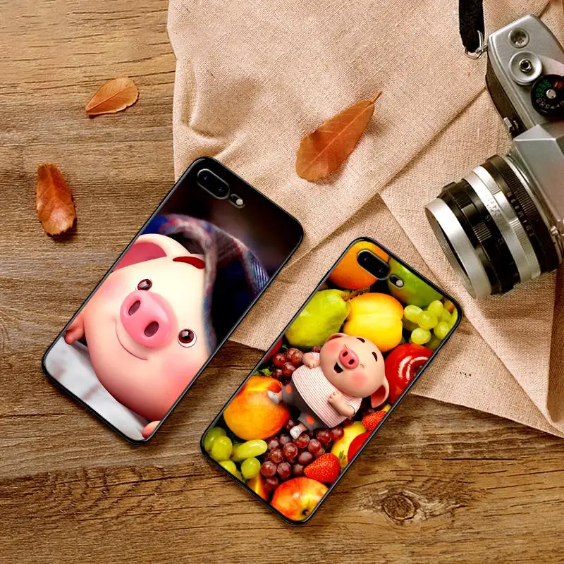 Для IPhone Xr Xs Xsmax X 6 6s 7 8 Plus чехол Новый 3D pig XS Max 9 силиконовая лента Capa|Чехлы-накладки| |