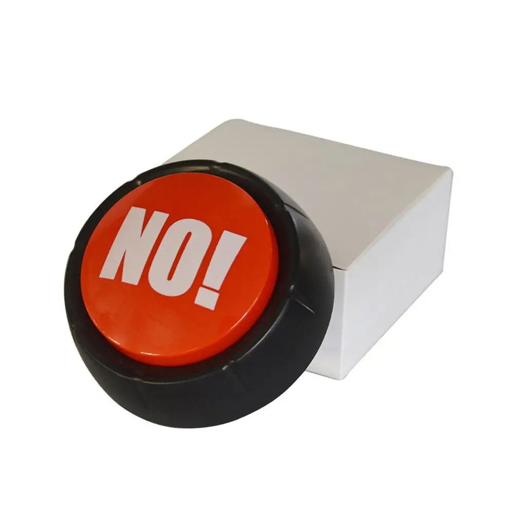 DishyKooker &quotNO!&quot громкоговоритель Кнопка музыкальная шкатулка Фигурки игрушки