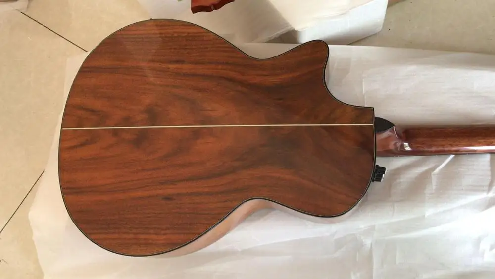 Бесплатная доставка деревянная акустическая электрическая гитара KOA K24ce 41 дюйм K24
