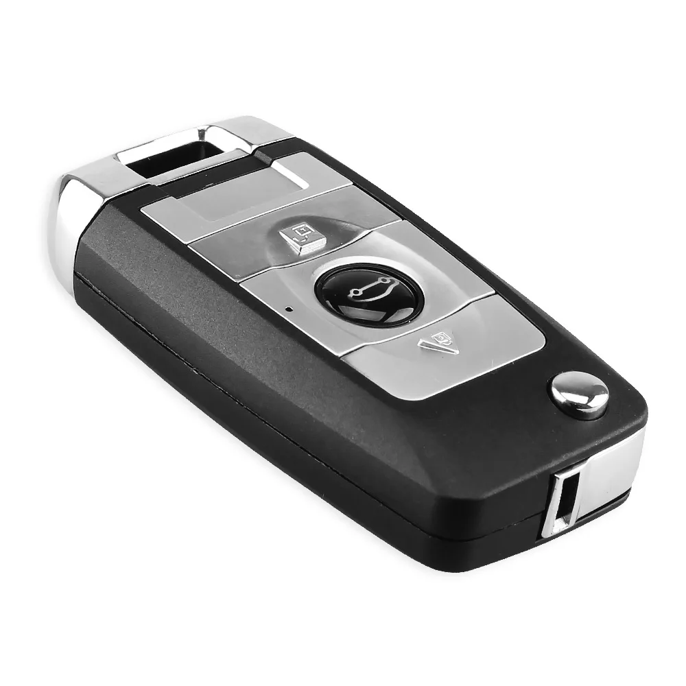 KEYYOU Modified Car Remote Flip Folding Key Shell Case For Volkswagen VW Golf 7 Jetta Passat Beetle Polo Bora Tail Metal | Автомобили и