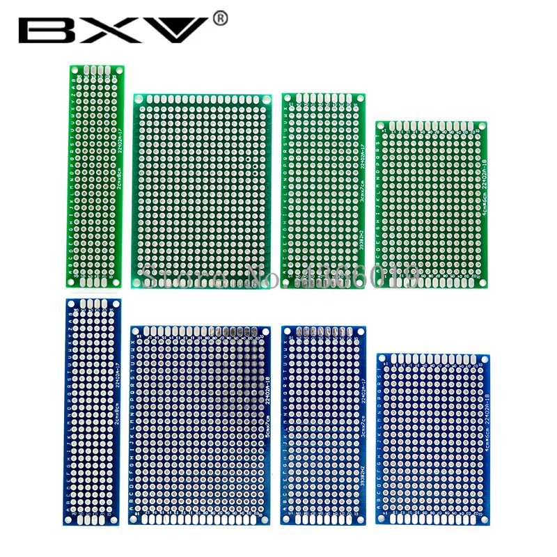 20 шт./лот 5x7 4x6 3x7 2x8 см двухсторонний прототип Diy универсальная печатная плата