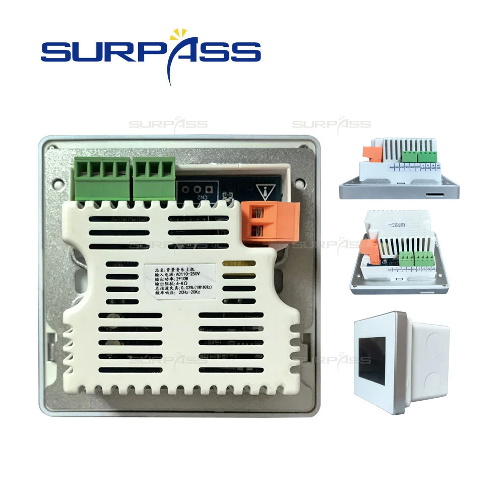 Настенный усилитель Bluetooth аудио музыкальный центр звук для отеля ванной комнаты