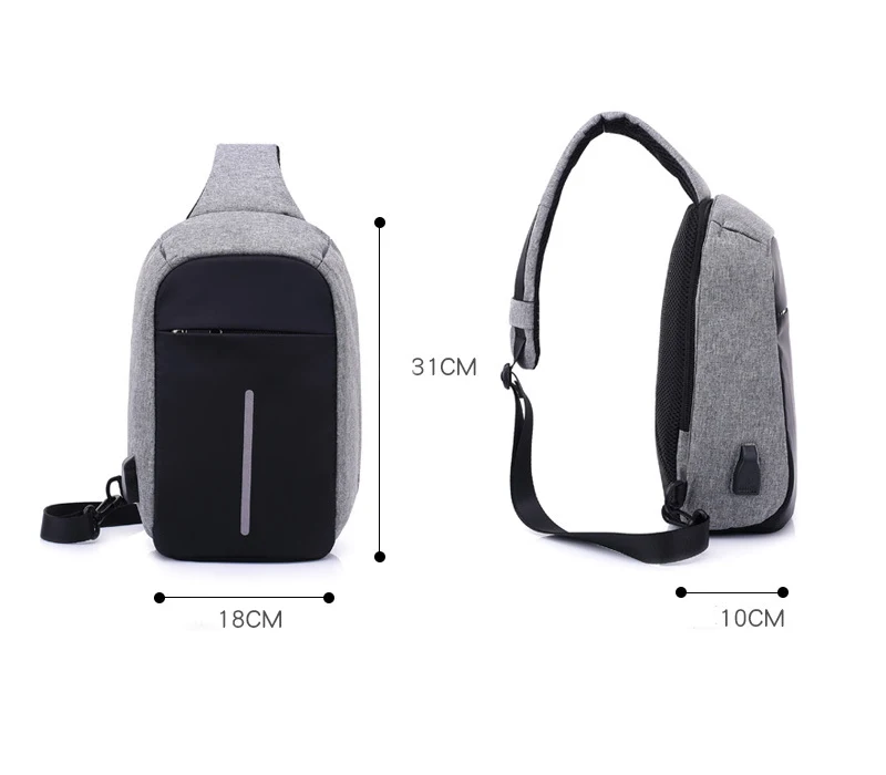 Сумки на плече груди GOOYIYO с защитой от кражи женские повседневные Рюкзаки usb