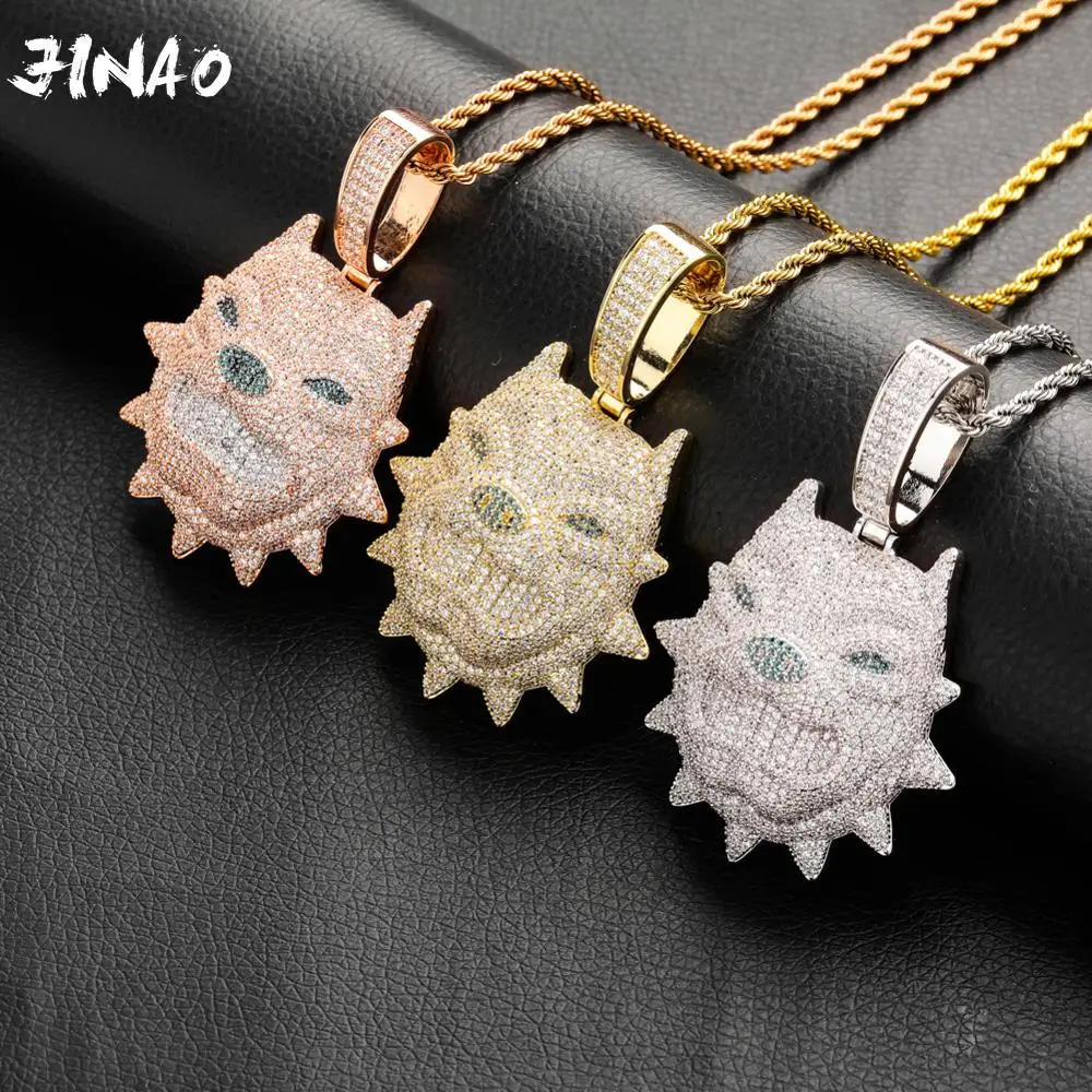 Новая блестящая кубинская цепь JINAO 4 мм Ювелирное Украшение в стиле хип хоп с