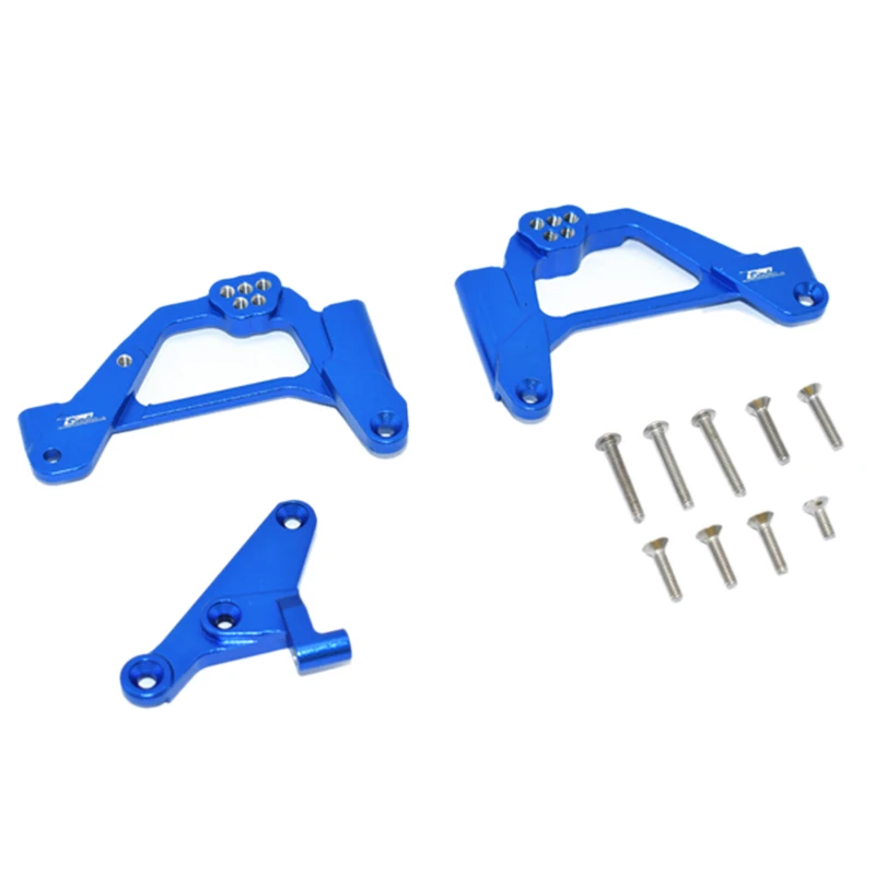 

Metal Front Suspension Bracket Shock Absorber Bracket Panhard Mount for 1/10 RC Crawler Axial SCX10 III AXI03007