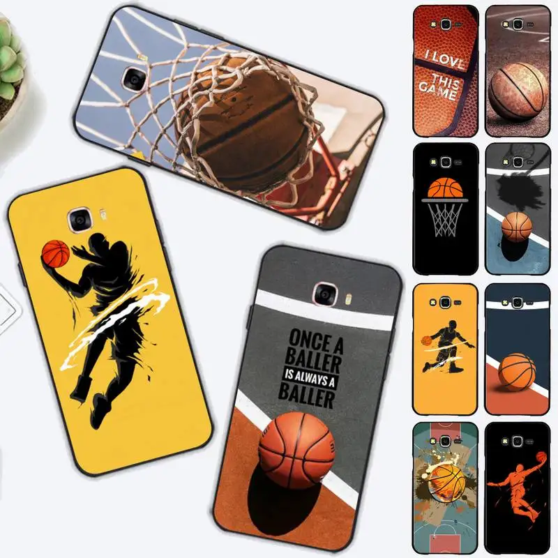 

TOPLBPCS Basketball basket Ball Phone Case for Samsung J 2 3 4 5 6 7 8 prime plus 2018 2017 2016 core