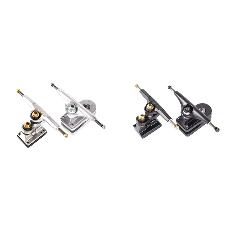 ELOS-WOODDETAIL Surf Skateboard Trucks 6.25Inch Double Kingpin Skateboard Rear Trucks Gravity Casting SHR Bushings